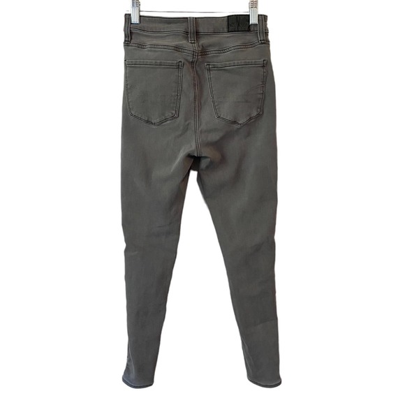 American Eagle Super Hi-Rise Jegging Gray Size 0 Short - Picture 5 of 5